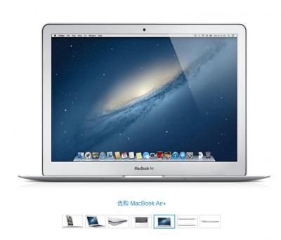 苹果APPLEMacBook Air 11 英寸：64GB 
