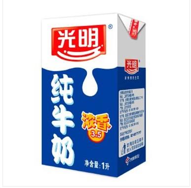 光明 利乐砖牛奶3.5(香浓)1L